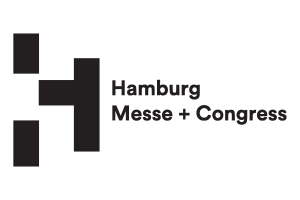 Hamburg Messe und Congress Logo in schwarz