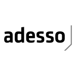 adesso Logo in schwarz