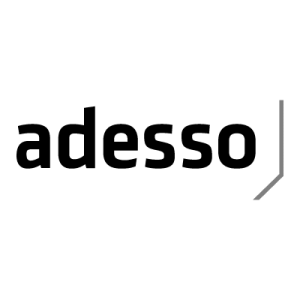 adesso Logo in schwarz